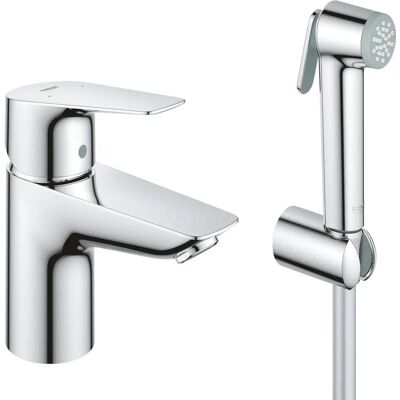 Grohe Start Edge Comutator de Baterie Cromat - Cu Set de Duș Grohe Start Edge Comutator de Baterie Cromat - Cu Set de Duș