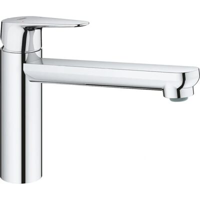 Grohe BauCurve Chrome Køkkenarmatur - Keramisk, 140° Sving, Nem installation Grohe BauCurve Chrome Køkkenarmatur - Keramisk, 140° Sving, Nem installation