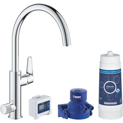 Grohe Blue Pure BauCurve Chrome - Robinet avec filtre - Publicité Grohe Blue Pure BauCurve Chrome - Robinet avec filtre - Publicité