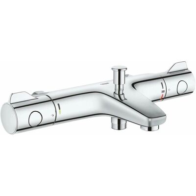 Grohe Grohtherm 800 - Robinet de baie thermostatique mural, finition GROHE StarLight Grohe Grohtherm 800 - Robinet de baie thermostatique mural, finition GROHE StarLight