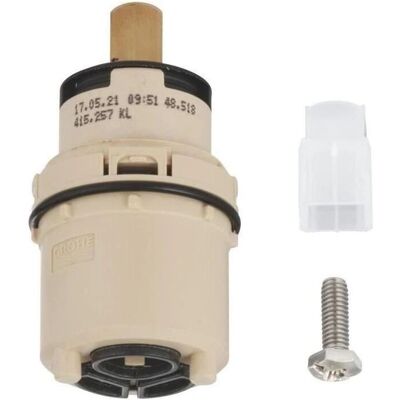 Grohe Modèle 48518000 - Cartouche pour Mitigeur Monocommande avec Limiteur de Température - Publicité Grohe Modèle 48518000 - Cartouche pour Mitigeur Monocommande avec Limiteur de Température - Publicité