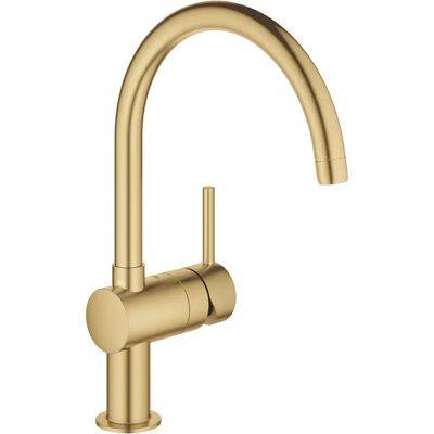 Grohe Minta Küchenarmatur - Hoher Auslauf, Drehbar, Keramikbegrenzung, Gebürstet Grohe Minta Küchenarmatur - Hoher Auslauf, Drehbar, Keramikbegrenzung, Gebürstet