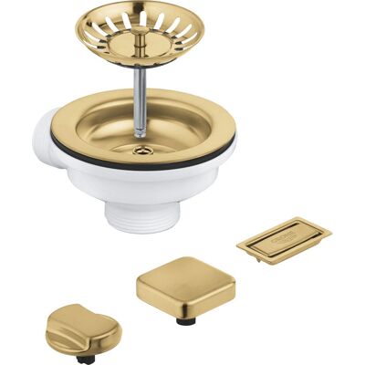 GROHE 40996GN0 Auriu periată - Ansamblul de scurgere pentru chiuvetă GROHE 40996GN0 Auriu periată - Ansamblul de scurgere pentru chiuvetă