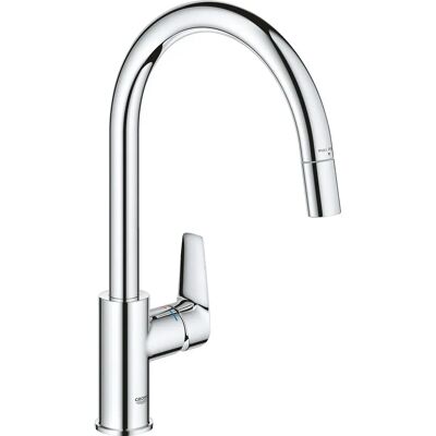 Grifo de cocina GROHE 30553000 - Cromo, Extraíble, 360° Giratorio Grifo de cocina GROHE 30553000 - Cromo, Extraíble, 360° Giratorio