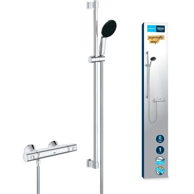 Grohe Precision Start Termostat - Zestaw Prysznicowy na Ścianę Grohe Precision Start Termostat - Zestaw Prysznicowy na Ścianę