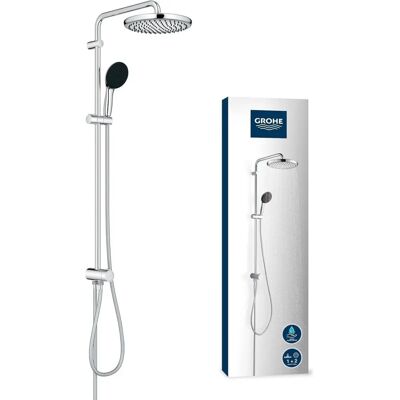 Grohe Vitalio Start - Set duș fără amestecător, diametru 25 cm, 2 jeturi, Crom Grohe Vitalio Start - Set duș fără amestecător, diametru 25 cm, 2 jeturi, Crom