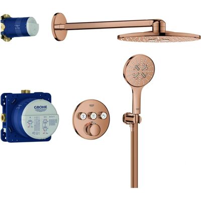 Grohe SmartControl Duschsystem - Rainshower, Warm Sunset, Modell 34863 Grohe SmartControl Duschsystem - Rainshower, Warm Sunset, Modell 34863
