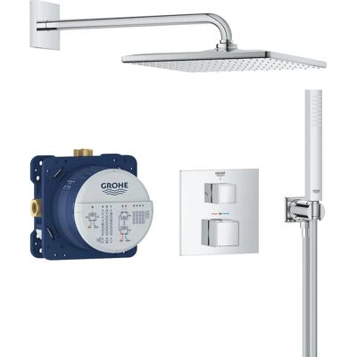 Sistem de duș Grohe Precision Cube Chrome - Presiune înaltă - Montaj pe perete Sistem de duș Grohe Precision Cube Chrome - Presiune înaltă - Montaj pe perete