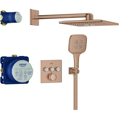 System prysznicowy Grohe SmartControl - Termostatyczny, 3 Zawory, Rainshower i Prysznic Ręczny System prysznicowy Grohe SmartControl - Termostatyczny, 3 Zawory, Rainshower i Prysznic Ręczny