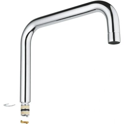 Grohe U-wypust 13096 chrom do Minta Zlewozmywakowej Baterii - Obracany mosiężny kran Grohe U-wypust 13096 chrom do Minta Zlewozmywakowej Baterii - Obracany mosiężny kran