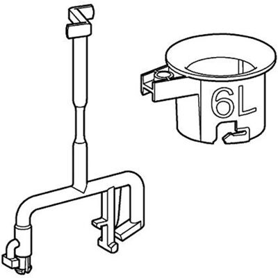 Grohe Tirant de vidange 43306 - Pièce pour chasse d'eau - Publicité Grohe Tirant de vidange 43306 - Pièce pour chasse d'eau - Publicité