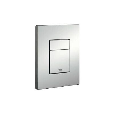 GROHE Placa de comando para WC - Cromo escovado GROHE Placa de comando para WC - Cromo escovado