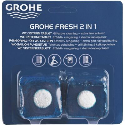 Grohe 38882000 FreshTabs Comprimés pour WC - Comprimés pour WC - Publicité Grohe 38882000 FreshTabs Comprimés pour WC - Comprimés pour WC - Publicité