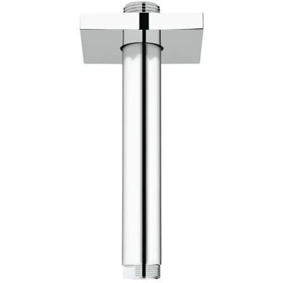 GROHE Rainshower Ceiling Shower Arm - Shower Arm, Chrome, 142mm GROHE Rainshower Ceiling Shower Arm - Shower Arm, Chrome, 142mm