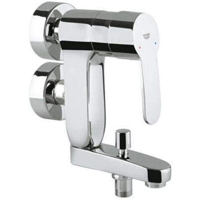 Mixeur de baignoire Eurostyle Cosmopolitan mural Grohe - Chrome Mixeur de baignoire Eurostyle Cosmopolitan mural Grohe - Chrome