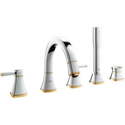 Grohe Grandera Badewannen-Kombination - chrom/gold - 19919IG0 Grohe Grandera Badewannen-Kombination - chrom/gold - 19919IG0