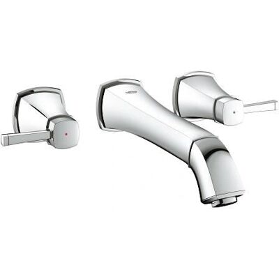 Grohe Grandera Wand Wasserhahn - Verstellbarer Wasserdurchfluss - Kratzfeste Oberfläche Grohe Grandera Wand Wasserhahn - Verstellbarer Wasserdurchfluss - Kratzfeste Oberfläche