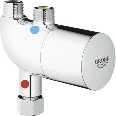 Grohe Termostato Micro Cromo - Protezione termica sotto lavabo Grohe Termostato Micro Cromo - Protezione termica sotto lavabo