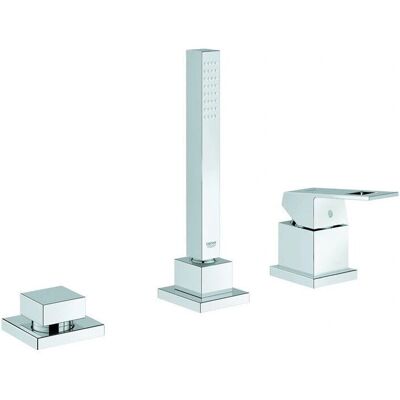 Grohe Eurocube 3-Loch-Wannenmischer - Chrom Grohe Eurocube 3-Loch-Wannenmischer - Chrom