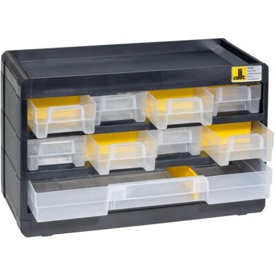 Allit 458080 Storage Cabinet - Wall Mount, Separators, Top Compartment Allit 458080 Storage Cabinet - Wall Mount, Separators, Top Compartment
