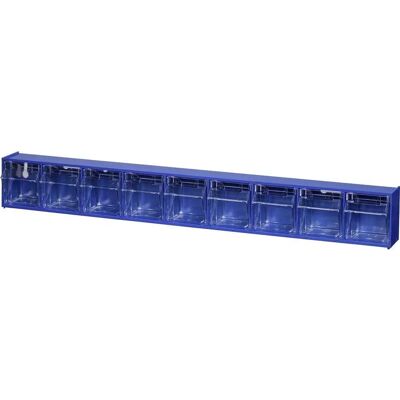 Allit 464450 Storage Organizer - 9 Drawer Blue Allit 464450 Storage Organizer - 9 Drawer Blue