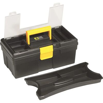 Boîte à Outils Allit 12,5L - Design en Plastique Résistant, Compartiments Organisés - Publicité Boîte à Outils Allit 12,5L - Design en Plastique Résistant, Compartiments Organisés - Publicité