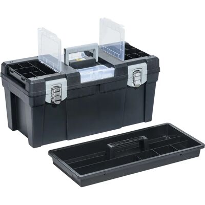 Allit 476221 Schwarzer Werkzeugkoffer mit Herausnehmbarem Organizer - Koffer Allit 476221 Schwarzer Werkzeugkoffer mit Herausnehmbarem Organizer - Koffer