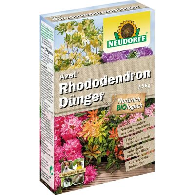 Engrais Rhododendron Azet Neudorff - Bio 7-3-5, 2,5kg - Publicité Engrais Rhododendron Azet Neudorff - Bio 7-3-5, 2,5kg - Publicité