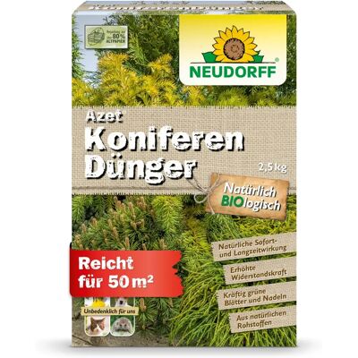 Neudorff Azet Engrais Conifères 2,5 kg - Fertilisant pour Conifères - Publicité Neudorff Azet Engrais Conifères 2,5 kg - Fertilisant pour Conifères - Publicité