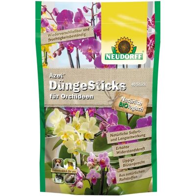 Neudorff Azet Bâtonnets fertilisants pour orchidées - NPK 8-2-5 - Publicité Neudorff Azet Bâtonnets fertilisants pour orchidées - NPK 8-2-5 - Publicité