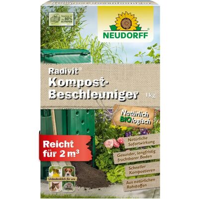 Neudorff Radivit Compost - Accélérateur de Compostage - Publicité Neudorff Radivit Compost - Accélérateur de Compostage - Publicité