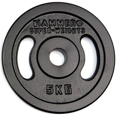HAMMER - 17003 - 5 kg - Cast iron - Gewichtsscheibe HAMMER - 17003 - 5 kg - Cast iron - Gewichtsscheibe