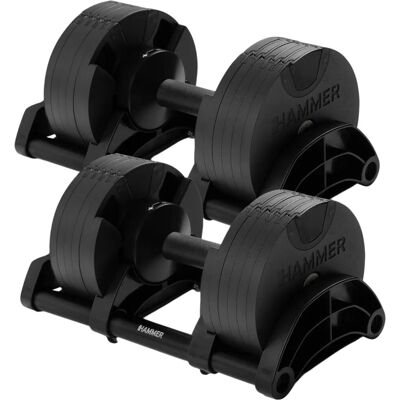 Finnlo Haltères Ajustables 20kg 2 Pièces - Haltères - Publicité Finnlo Haltères Ajustables 20kg 2 Pièces - Haltères - Publicité