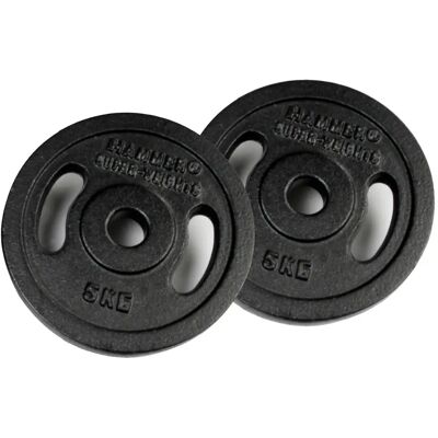 Hammer 4653 Discos de peso - Placas de acero 10kg Hammer 4653 Discos de peso - Placas de acero 10kg