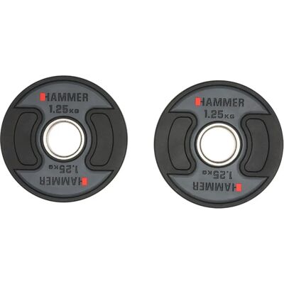 Finnlo Olympische Gewichtsscheibe - 1,25kg - Robuster PU-Beschichtung Finnlo Olympische Gewichtsscheibe - 1,25kg - Robuster PU-Beschichtung