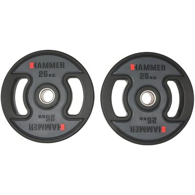 Finnlo Olympic Weight Plate 25kg - Stainless Steel - Olympic weight plate Finnlo Olympic Weight Plate 25kg - Stainless Steel - Olympic weight plate