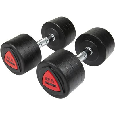 Finnlo 22.5kg Juego de Mancuernas - Duradero Poliuretano Finnlo 22.5kg Juego de Mancuernas - Duradero Poliuretano
