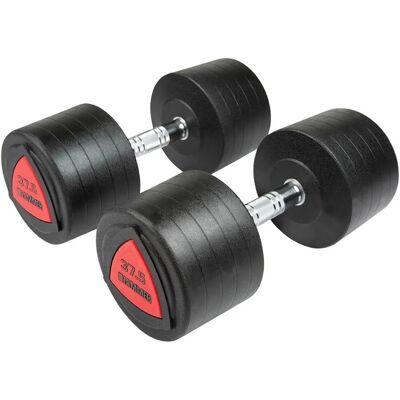 Mancuernas Finnlo 37.5kg - Revestimiento de poliuretano duradero Mancuernas Finnlo 37.5kg - Revestimiento de poliuretano duradero