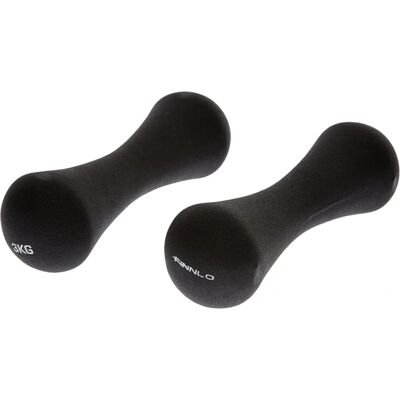 Mancuernas de neopreno Finnlo 3 kg - Equipo de fitness Mancuernas de neopreno Finnlo 3 kg - Equipo de fitness