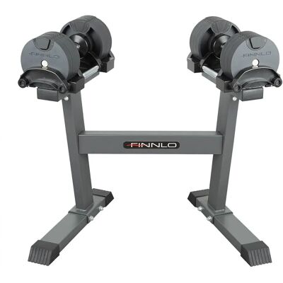 Finnlo Smartlock 20kg/32kg Zestaw Hantli - Regulowane Ciężary Finnlo Smartlock 20kg/32kg Zestaw Hantli - Regulowane Ciężary