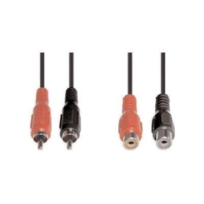 e+p B 97 Audio-Kabel - 2 RCA - 1,5 m - Schwarz e+p B 97 Audio-Kabel - 2 RCA - 1,5 m - Schwarz