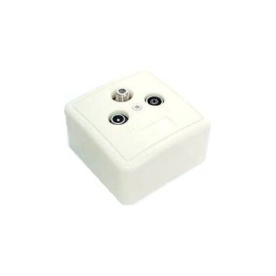 E+P BKV 15 Steckdose TV (koaxial) Weiß - Steckdose E+P BKV 15 Steckdose TV (koaxial) Weiß - Steckdose