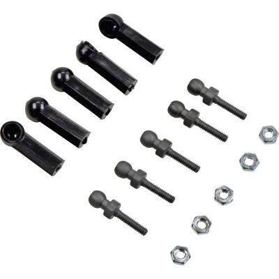 Carson Modellsport 500907587 Ensemble de 5 têtes sphériques - Accessoires de modélisme Carson Modellsport 500907587 Ensemble de 5 têtes sphériques - Accessoires de modélisme
