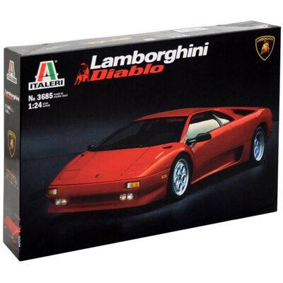 Maqueta Lamborghini Diablo de Italeri - Escala 1:24 Maqueta Lamborghini Diablo de Italeri - Escala 1:24
