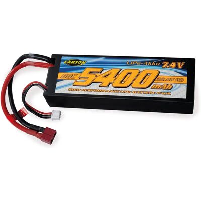 Carson 7,4V 5400mAh RC Akku - 1:10/1:8 Autos Carson 7,4V 5400mAh RC Akku - 1:10/1:8 Autos