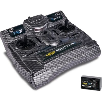 Carson Reflex Stick II - Telecomando RC a 6 canali - Carbonio Carson Reflex Stick II - Telecomando RC a 6 canali - Carbonio