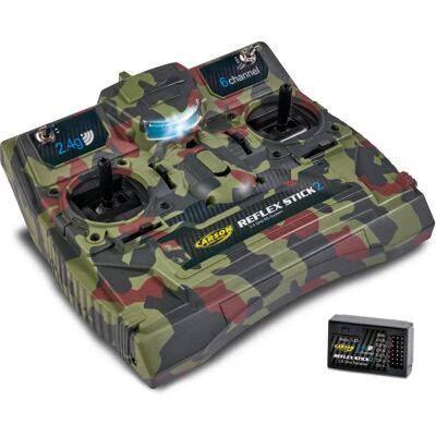 Carson FS Reflex Stick II Control Remoto 6 Canales Camuflaje Carson FS Reflex Stick II Control Remoto 6 Canales Camuflaje