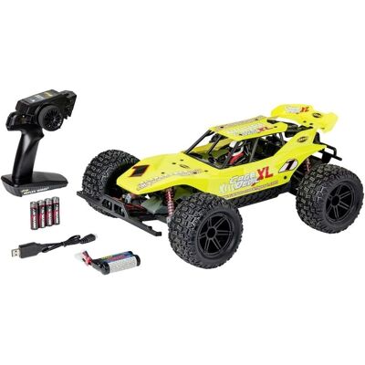 Carson RC Sport Cage Devil XL sárga kefélt 1:10 Elektromos RC Buggy - Kész a vezetésre Carson RC Sport Cage Devil XL sárga kefélt 1:10 Elektromos RC Buggy - Kész a vezetésre