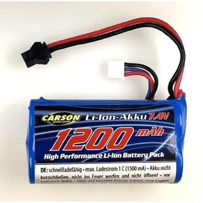 Carson Model Land Rover 7.4V/1200mAh Battery Carson Model Land Rover 7.4V/1200mAh Battery