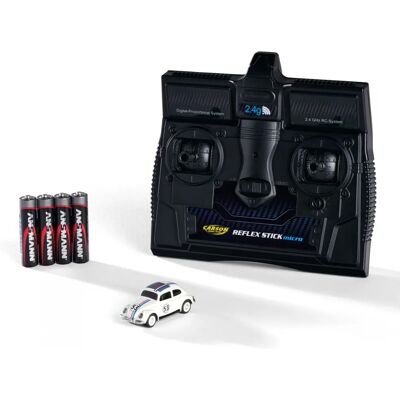 Carson VW Kever Rallye 1:87 RC Auto - Elektrisch, 2,4G, Klaar voor gebruik Carson VW Kever Rallye 1:87 RC Auto - Elektrisch, 2,4G, Klaar voor gebruik